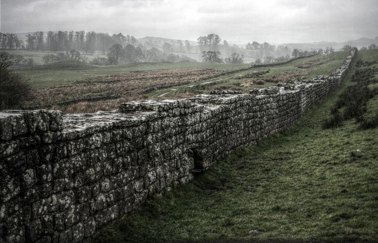 Mist at Hadrian\'s Wall