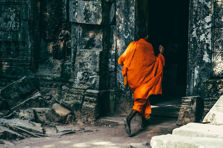 Walking Monk