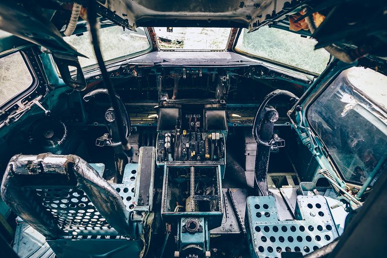 Stripped Cockpit