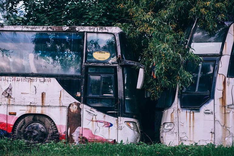 Abandoned Buses