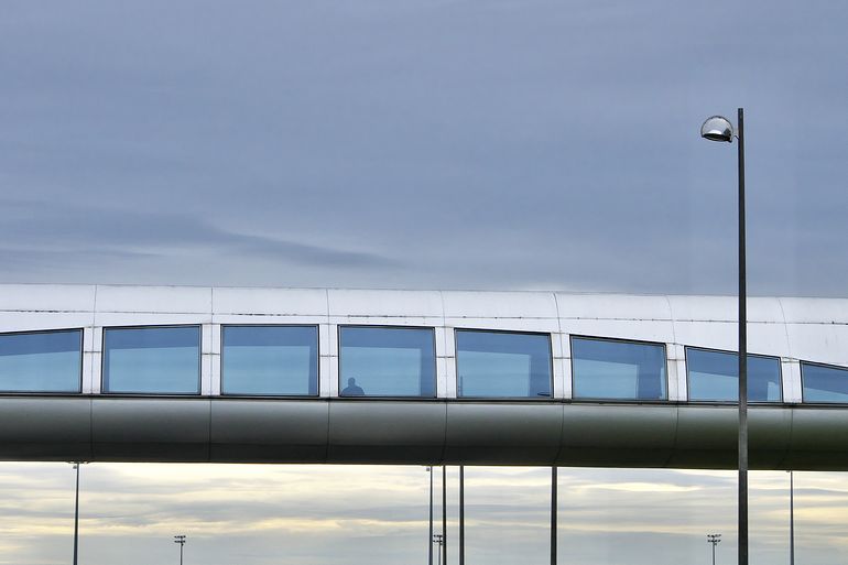 #66: Footbridge at CDG-Airport