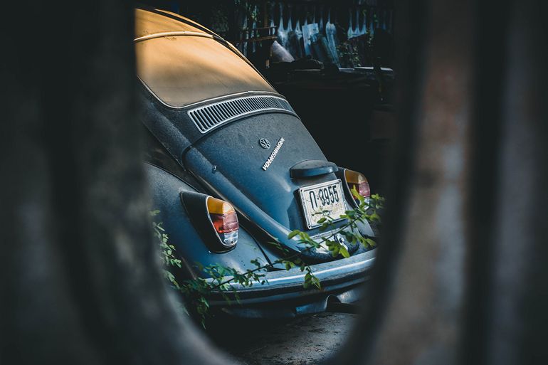 Old Volkswagen Beetle