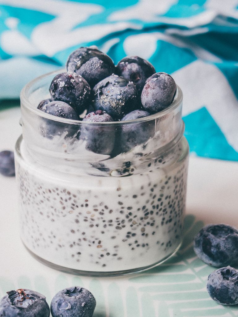 blueberries dessert