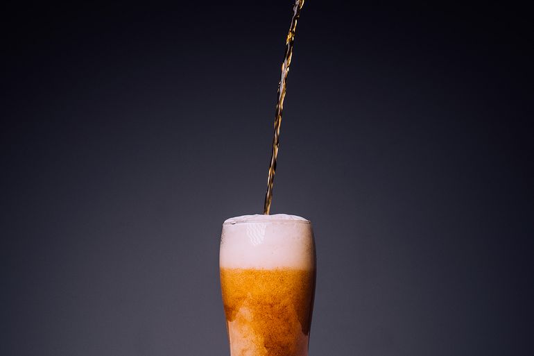 How not to pour a beer